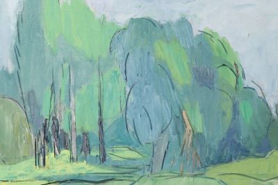 Pictură de șevalet - Ciucurencu, Alexandru; Margine de pădure