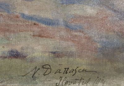 Pictură de șevalet - Dărăscu, Nicolae; Peisaj din Ilovăț