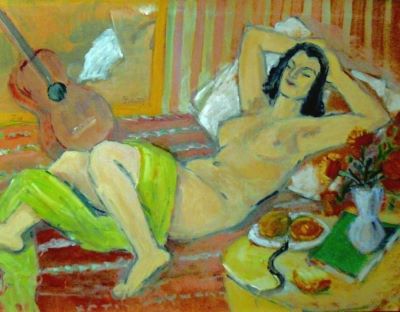 pictură - Pallady, Theodor; Nud în interior