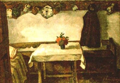 pictură - Dimitrescu, Ștefan; Odaia flăcăului