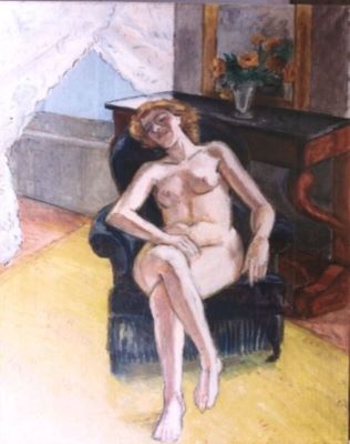 pictură - Pallady, Theodor; Nud în interior