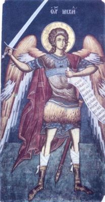 pictură - Dobromir zugrav; Arhanghelul Mihail