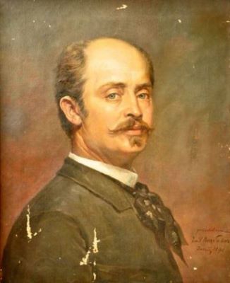 pictură - Bardasare-Panaiteanu, Emanoil; Autoportret la 40 ani