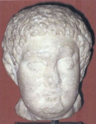 statuie; Portret de copil