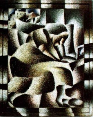 pictură - Segal, Arthur; Femeie citind