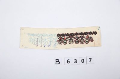 model de broderie - Petruțiu Petru; ”Brață” de margine pieptar femeiesc național