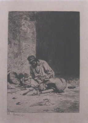 gravură - Aman, Theodor; Spoitorul