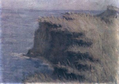 pictură - Bunescu, Marius; Capul Caliacra