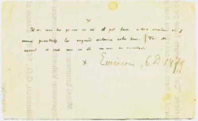 manuscris - Eminescu, Mihai; Aforism