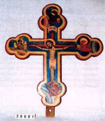 icoană - Mihail, zugrav și diacon; Răstignirea lui Iisus Hristos