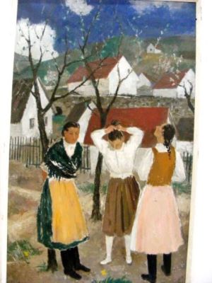 pictură - Nagy, Albert; Primăvara