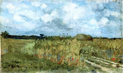 pictură - Andreescu, Ion; Câmp înflorit
