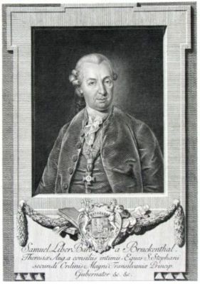 gravură - Mansfeld, Johann Ernst; (SC.); Hickel, Joseph; (PX.); Samuel von Brukenthal