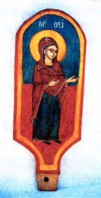 icoană - Mihail, zugrav și diacon; Maica îndurerată