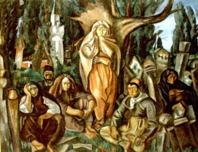 pictură - Iser, Iosif; Familie de tătari