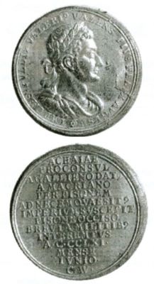 Medalie dedicată împăratului Valens