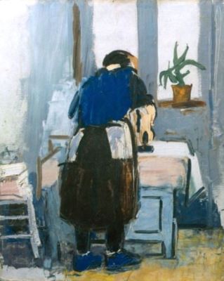 pictură - Ciucurencu, Alexandru; Călcătoreasă