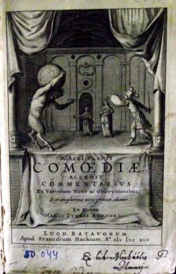 carte veche - Macci Plauti [Titus Maccius Plautus]; Comoediae / accedit / commentarius; / ex variorum notis ac observationibus