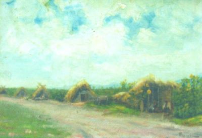 pictură - Popescu, Ștefan; Bostănărie