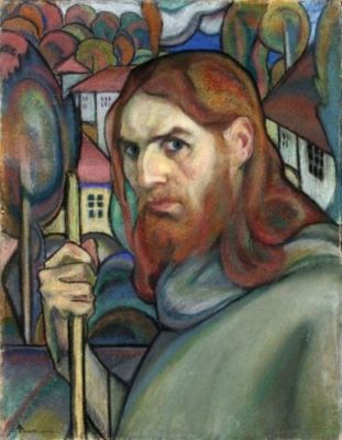 grafică - Theodorescu-Sion, Ion; Autoportret bust