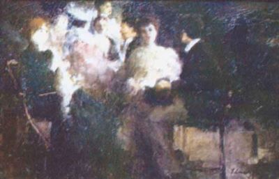 pictură - Luchian, Ștefan; Sindrofie