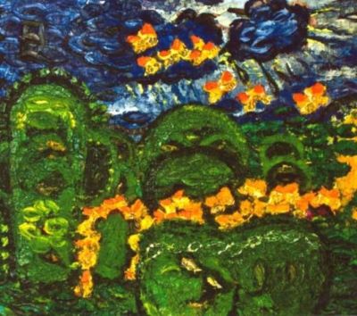 pictură - Țuculescu, Ion; Dansul fluturilor