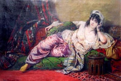 pictură - Aman, Theodor; Odaliscă