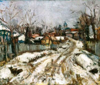 pictură - Țuculescu, Ion; Iarnă