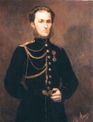 pictură - Aman, Theodor; Portret de militar (Davilla ?)