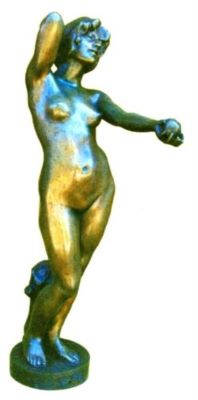 sculptură - Storck, Frederic; Tentațiunea (Eva)