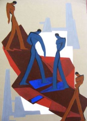 pictură - Mattis-Teutsch, Hans; Proiect de frescă