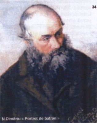 pictură - Dimitriu, Nicolae; Portret de bătrân
