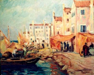 pictură - Steriadi, Jean Alexandru; Bărci