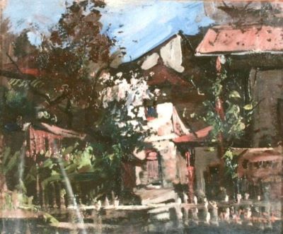 pictură - Wexler, Arnold Max; Peisaj din Iași