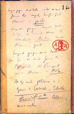 manuscris - Eminescu, Mihai; Însemnări și note personale