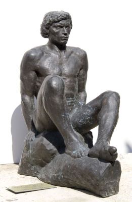 sculptură - Han, Oscar; Omul primitiv