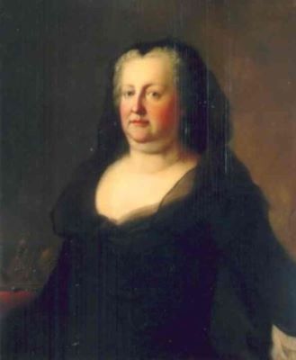 pictură - Auerbach, Johann Gottfried; Elisabeta, soția lui Carol al VI-lea; pandant: Împăratul Carol al VI-lea
