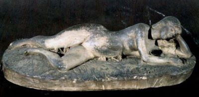 sculptură - Cadorin, Ettore; Nud culcat