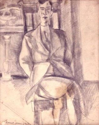 grafică - Iancu, Marcel; Portret „Ion Vinea”