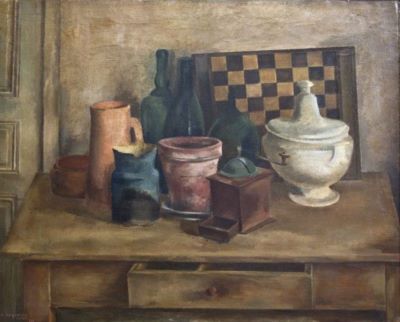 pictură - Grigorescu, Lucian; Natură statică