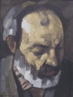 pictură - Luchian, Ștefan; Moș Nicolae Cobzarul