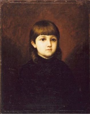 pictură - Henția, Sava; Portret de copil