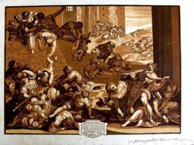 gravură - Jackson, John Baptist; (SC.); Jackson, John Baptist; (DEL.); Robusti, Jacopo zis Tintoretto (PX.); Jackson, John Baptist; (EX.); Uciderea pruncilor