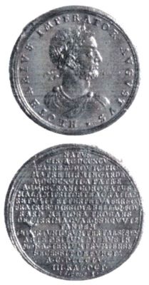 Medalie dedicată împăratului Lothar I