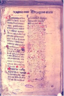manuscris - Hugo a S. Victore O.S.A. [Ordine Sancti Augustini]; Expositio in Evangelium Sancti Johannis