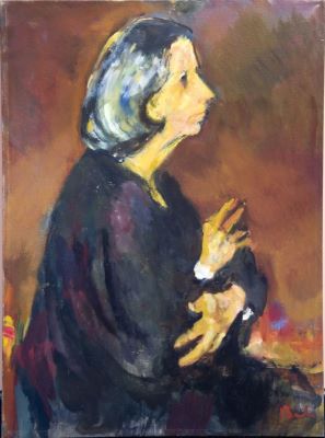 pictură de șevalet - Baba, Corneliu; Soția artistului