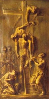 pictură - Sambach, Franz Caspar; Coborârea de pe Cruce
