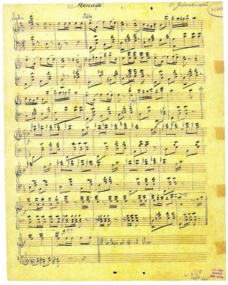 partitură - Porumbescu, Ciprian; Ilenuța. Polka francaise