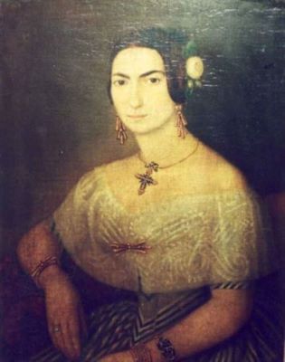 pictură - Chladek, Anton; Portret de femeie