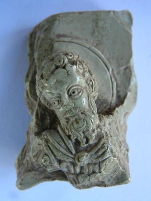 icoană; Icoana din steatit a Sfântului Theodor Tiron